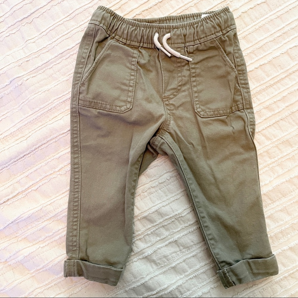 Old Navy Pull On Skinny Twill Pants Boys 12-18 months